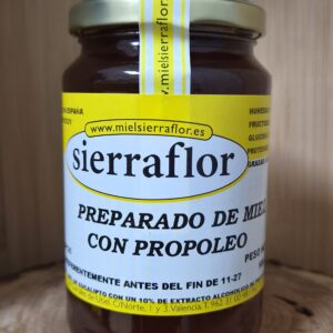 Preparado de miel con propoleo