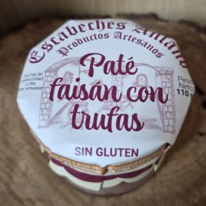 Paté de faisán con trufas