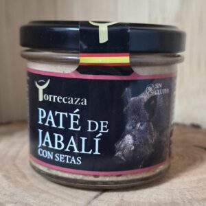 Paté de jabalí con setas Torrecaza